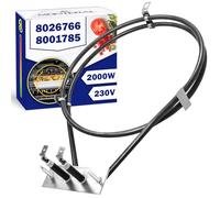 Circulaire Resistance pour Four 230V 2000W 8026766 8001785 pour Amica | Élément Chauffant 02297588 02595122 pour Quelle - Garantie de 10 Ans - MONTERAL