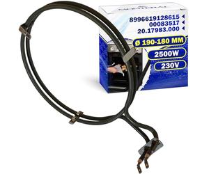 Circulaire Resistance pour Four 2500W 8996619128615 pour Electrolux