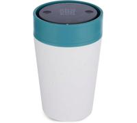 Circular & Co. Mug Isotherme Cafe 227ml | Tasse à Café Écologique en Plastique Recyclé | 100% Étanche & Sans BPA | Couvercle 360° | Garde Chaud/Froid 60-90 Min | Passe au Lave-Vaisselle | Craie, Vert