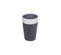 Circular & Co. Mug Isotherme Cafe 227ml | Tasse à Café Écologique en Plastique Recyclé | 100% Étanche & Sans BPA | Couvercle 360° | Garde Chaud/Froid 60-90 Min | Passe au Lave-Vaisselle | Gris, Blanc