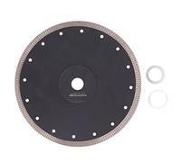 Circular Diamond Saw Blade with Flange Mesh Angle Grinder Cutting Wheel for Marble Tile (230mm)