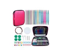 Circular Knitting Needles Set with Case- Aluminum Knitting Needle for Handmade Diy Knitting with Kn