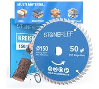 Circular saw blade,150 x 20 mm,with adapter for 20 and 16 mm bore,suitable for Bosch/Makita etc./nail resistant circular saw blade