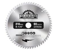 Circular saw blade for wood,210 x 30 mm,60 teeth,cutting width 2.5 mm,suitable for manual circular saws for processing hardwood,softwood,wood