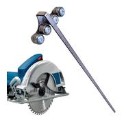 Circular Saw Guide - Precision Edge Following Tool, Rigid Stainless Steel Rail, Calibration Lock Positioning, Workshop Furniture Making Accessory | for Carpentry