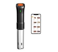 Circulateur à immersion sous vide WiFi 2,4 G 1000 W avec application 14 recettes, alarme, étalonnage et minuterie, chauffage de l'eau 3D ultra-rapide