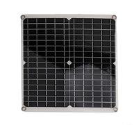Circulateur d'air pour animal domestique, 25 W à énergie solaire, système de ventilation étanche IP65, pour poulet, niche pour chien, serre pour animaux de compagnie, camping-car, camping