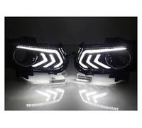 Circulation Diurne Pour Ford Pour Mondeo Pour Fusion 2013-2016 Voiture DRL LED Feux Diurnes Avec Clignotant Jaune(White and Yellow)