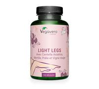 Circulation Sanguine | Jambes Lourdes et Gonflées | Vegavero® | 120 Gélules | Avec Vigne Rouge, Prêle des Champs, Petit Houx, Gotu Kola et Myrtille | 100% Naturel | Vegan