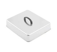 Circulations efficaces de la Le couvercle carré en acier antirouille 304 assure une répartition uniforme de la cuisson dans les projets de barbecue