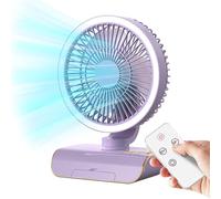 Circulatrice d'Air Quiet - Ventilateur de bureau en circulation, ventilateur de refroidissement de pièce | Appliance de fonction multi-vitesse télécommandée, système de brise de flux d'air réglable av