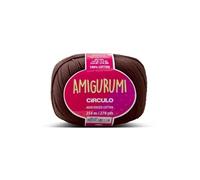 Circulo Amigurumi 125g - Le Fil Parfait pour Vos Créations au Crochet(...) - 7569 Marron 7569 Marron