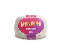 Circulo Amigurumi Fil 100% coton vierge 125 g 254 m Blanc cassé