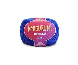Circulo Amigurumi Pelote de laine 100% coton vierge Bleu 125 g 254 m