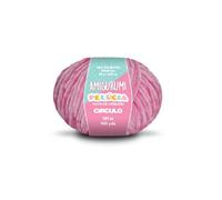 Circulo - Amigurumi Pelucia - Fil chenille spécial velours pour amigurumi et couverture, 130 m, peigné (3182 - Pitaya)