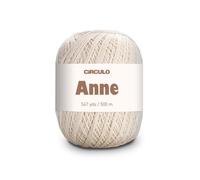 Circulo Anne Yarn 0020 Pelote de laine 100% coton mercerisé 147 g