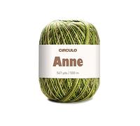 Circulo Anne Yarn 9392 Pelote de laine 100% coton mercerisé 147 g