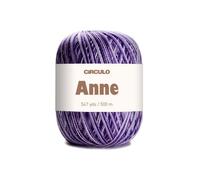 Circulo Anne Yarn 9587 Pelote de laine 100% coton mercerisé 147 g