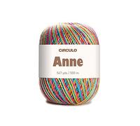 Circulo Anne Yarn 9976 Pelote de laine 100% coton mercerisé 147 g