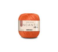 Círculo Encanto Slim Yarn 100 % viscose - Fil de sport - Fil marron - Pelote de fil - 100 g, 250 m (4283)