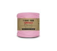 CIRCULO Fettuccini Zpagetti Fil de qualité supérieure pour t-shirt, doux, léger, sans couture, sans nœuds. Facile à utiliser, Fettuccini Zpagetti, fil pour t-shirt pour crochet et tricot - 140 m (3161
