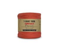 CIRCULO Fettuccini Zpagetti Fil de qualité supérieure pour t-shirt, doux, léger, sans couture, sans nœuds. Facile à utiliser, Fettuccini Zpagetti, fil pour t-shirt pour crochet et tricot - 130 m (3881