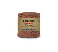 CIRCULO Fettuccini Zpagetti Fil de qualité supérieure pour t-shirt, doux, léger, sans couture, sans nœuds. Facile à utiliser, Fettuccini Zpagetti, fil pour t-shirt pour crochet et tricot - 130 m