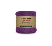 CIRCULO - Fil de qualité supérieure pour t-shirt, doux, léger, sans couture, sans nœuds. Facile à utiliser - Fettuccini Zpagetti - Fil pour crochet et tricot - 150 m (6291 - Bordeaux)