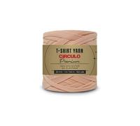 CIRCULO - Fil de qualité supérieure pour t-shirt - Doux, léger, sans couture, sans nœuds. Facile à utiliser, Fettuccini Zpagetti, fil pour t-shirt pour crochet et tricot - 140 m (3363 - rose)
