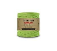 CIRCULO - Fil pour t-shirt de qualité supérieure - Bulky, doux, léger, sans couture, sans nœuds. Facile à utiliser - Fettuccini Zpagetti - Fil pour tricot et crochet - 150 m (5380 - Thym)