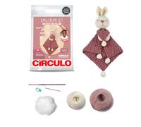 CIRCULO Kit Amigurumi - Couverture Lovey - Tout Inclus, Instructions Faciles - Ensemble de Crochet Pour Intermédiaire - Kit en Forme d'Animal, Fil de Qualité Supérieure