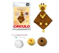 CIRCULO Kit Amigurumi - Couverture Lovey - Tout Inclus, Instructions Faciles - Ensemble de Crochet Pour Intermédiaire - Kit en Forme d'Animal, Fil de Qualité Supérieure