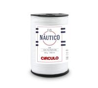 Circulo - Nautico Fil, Cordon imperméable de qualité supérieure 5 mm 100 % polypropylène, 207 m, 500 g, épais, spécial pour accessoires de mode, sacs et décoration en crochet et macramé (8001 - Blanc)