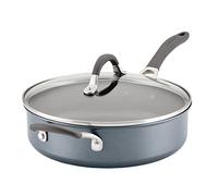 Circulon Sauteuse antiadhésive série A1 avec technologie ScratchDefense pour induction avec poignée d'aide et couvercle, 5 litres, graphite