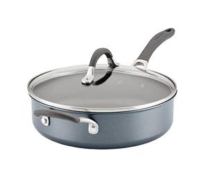 Circulon Sauteuse antiadhésive série A1 avec technologie ScratchDefense pour induction avec poignée d'aide et couvercle, 5 litres, graphite