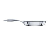 Circulon SteelShield Poêle à frire en acier inoxydable de 22 cm - Poêle à induction avec antiadhésif hybride, passe aux ustensiles en métal, passe au four et au lave-vaisselle