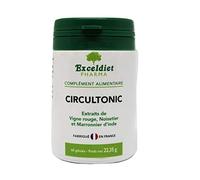 Circulation, Action drainante, Jambes légères | Circultonic 60 Gélules | Circulation veineuse, Rétention d'eau | Fabriqué en France