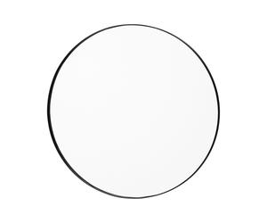 CIRCUM Miroir Transparent/Noir Ø70 cm