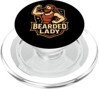 Circus Barbu Lady Funny Kids Circus PopSockets PopGrip pour MagSafe