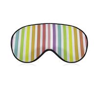 Circus Bold Stripes Masque de Sommeil Doux Bandeau Portable Masque pour les Yeux avec Sangle Réglable pour Hommes Femmes