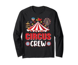 Circus Crew Funny Circus Staff Costume Circus Theme Party Manche Longue