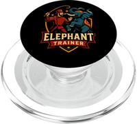 Circus Elephant Trainer Funny Kids Circus PopSockets PopGrip pour MagSafe