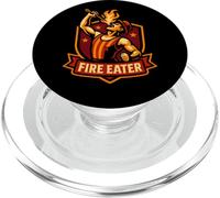 Circus Fire Eater Funny Kids Circus PopSockets PopGrip pour MagSafe