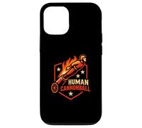 Circus Human Cannonball Funny Kids Circus Coque pour iPhone 12/12 Pro