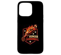 Circus Human Cannonball Funny Kids Circus Coque pour iPhone 15 Pro Max