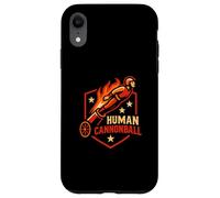 Circus Human Cannonball Funny Kids Circus Coque pour iPhone XR