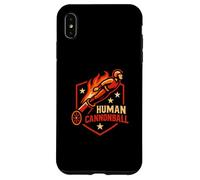 Circus Human Cannonball Funny Kids Circus Coque pour iPhone XS Max