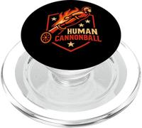 Circus Human Cannonball Funny Kids Circus PopSockets PopGrip pour MagSafe