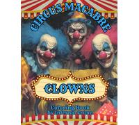 Circus Macabre Clowns Coloring Book