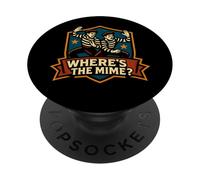 Circus Mime Funny Kids Circus PopSockets PopGrip Adhésif